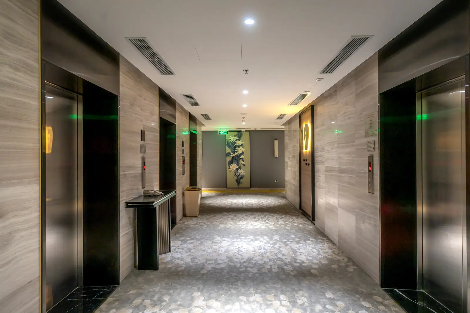 CrownalorResort interior corridor